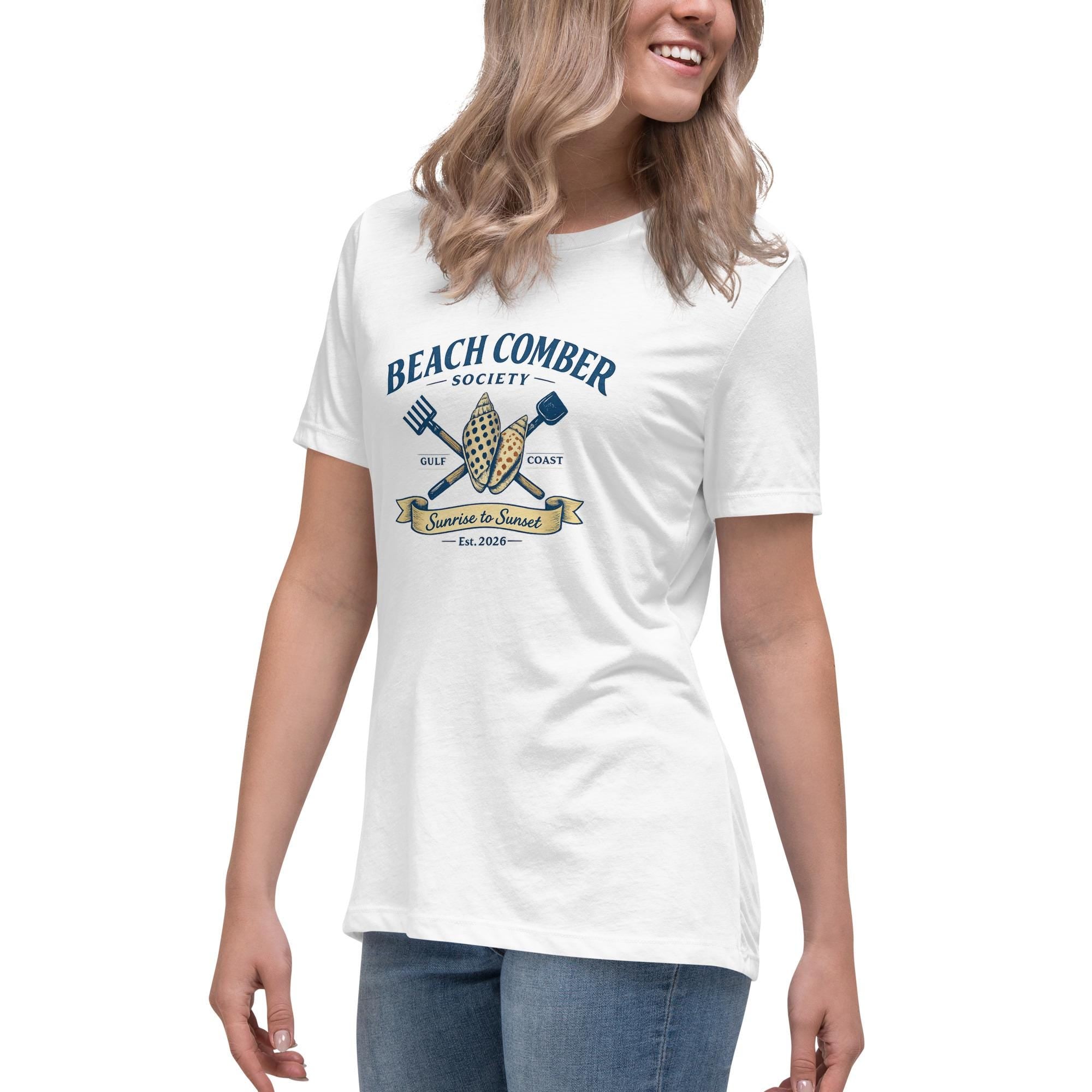 Beach Comber Society Shirt |  Sanibel Shelling Gift | Gulf Coastal Lifestyle Tee