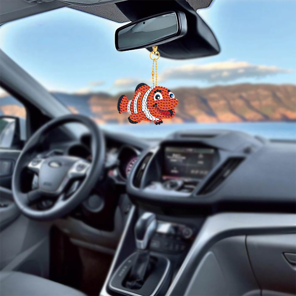 2024 DIY Diamond Painting Keychain - Underwater Animals