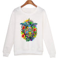 New High-Quality Fashion Turtle Print Long-Sleeved Sweatshirt Cute Turtle Print Sweatshirt