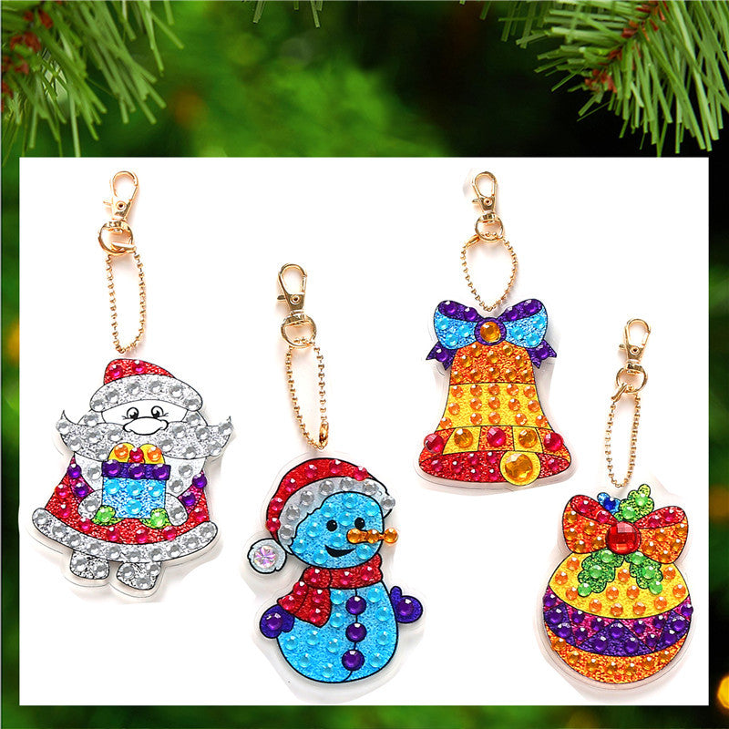 2024 DIY Diamond Painting Keychain - Underwater Animals