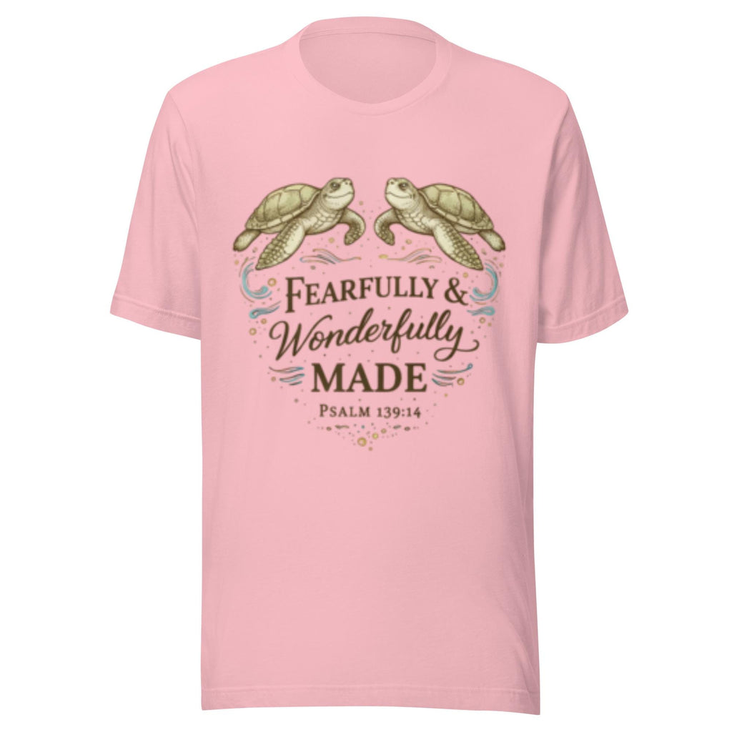 Fearfully & Wonderfully Made | Psalm 139:14 Christian Beach Shirt | Coastal Faith