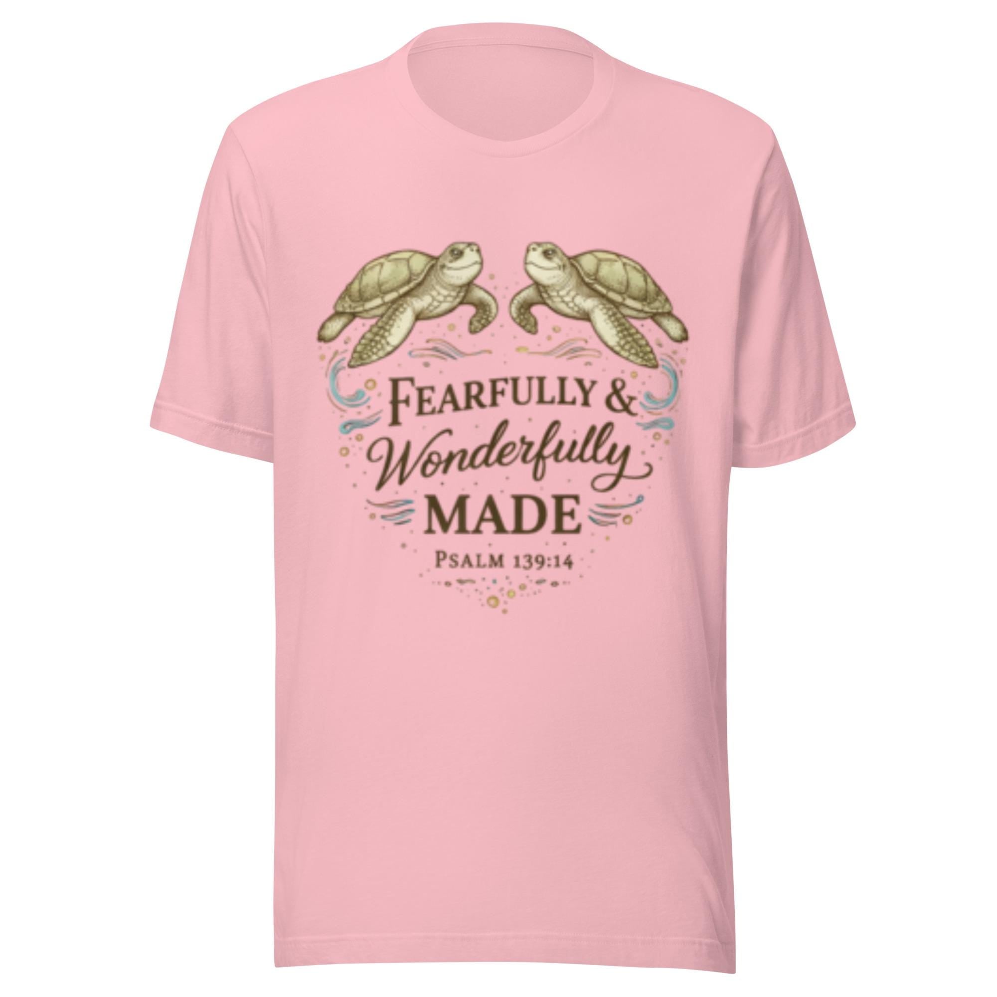 Fearfully & Wonderfully Made | Psalm 139:14 Christian Beach Shirt | Coastal Faith