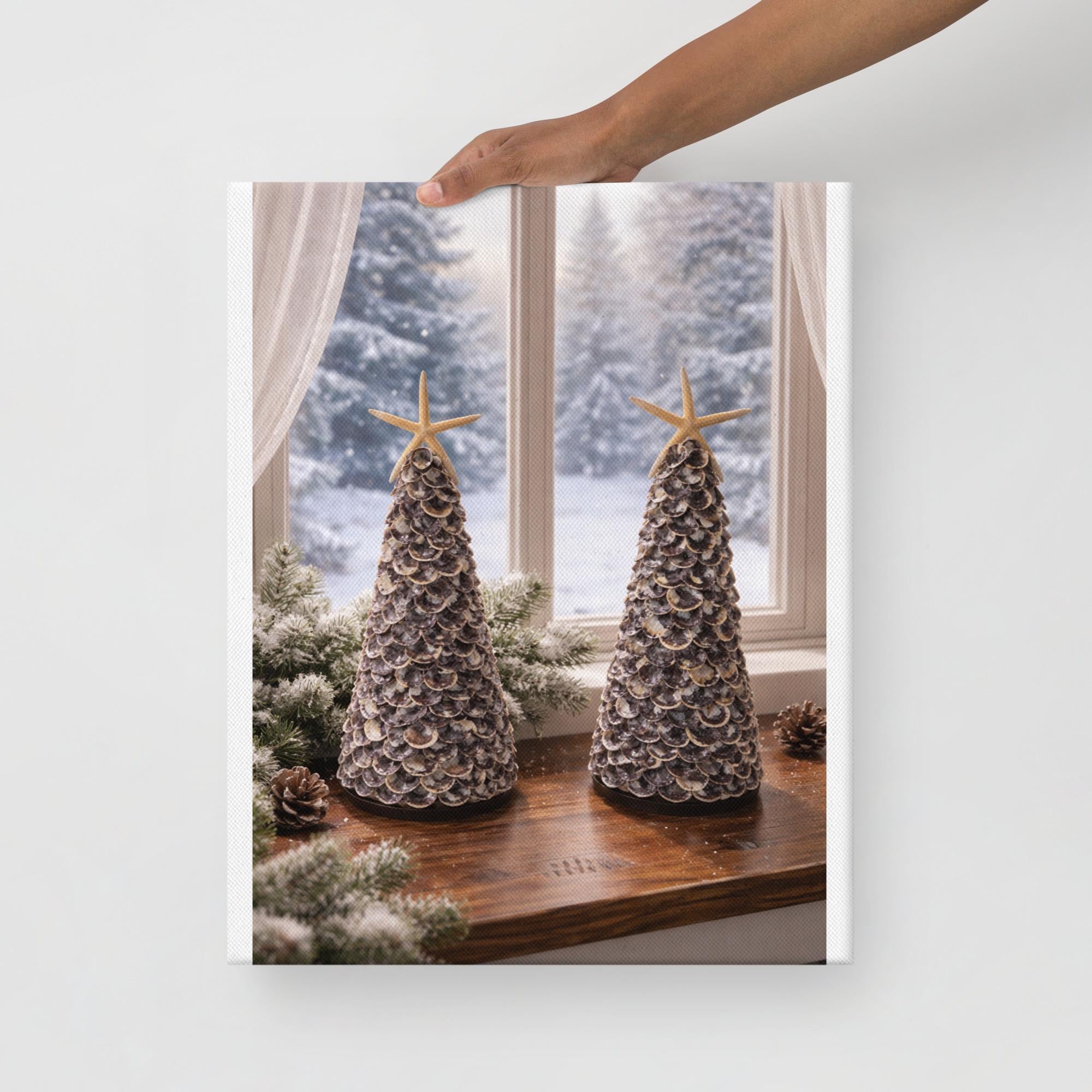 Beach Vibe, Seashell Tree Wall Art | Lighted Coastal  Decor | Nautical  Print,