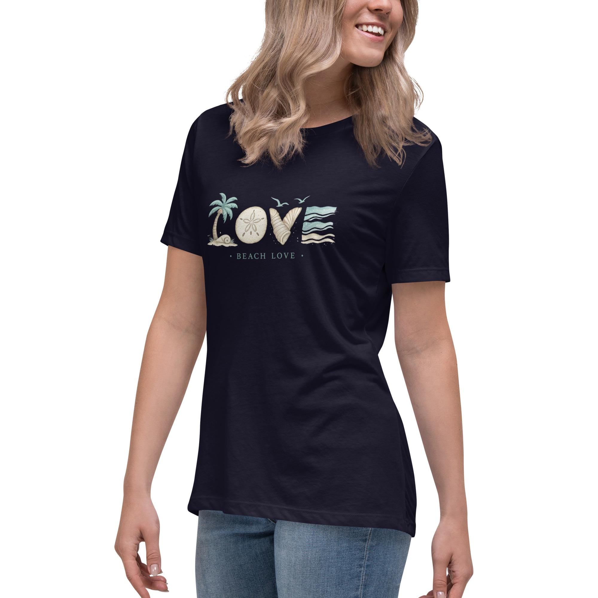 Beach Love |  Ocean Lover Graphic Tee | Florida Shirt | Coastal Lifestyle Gift