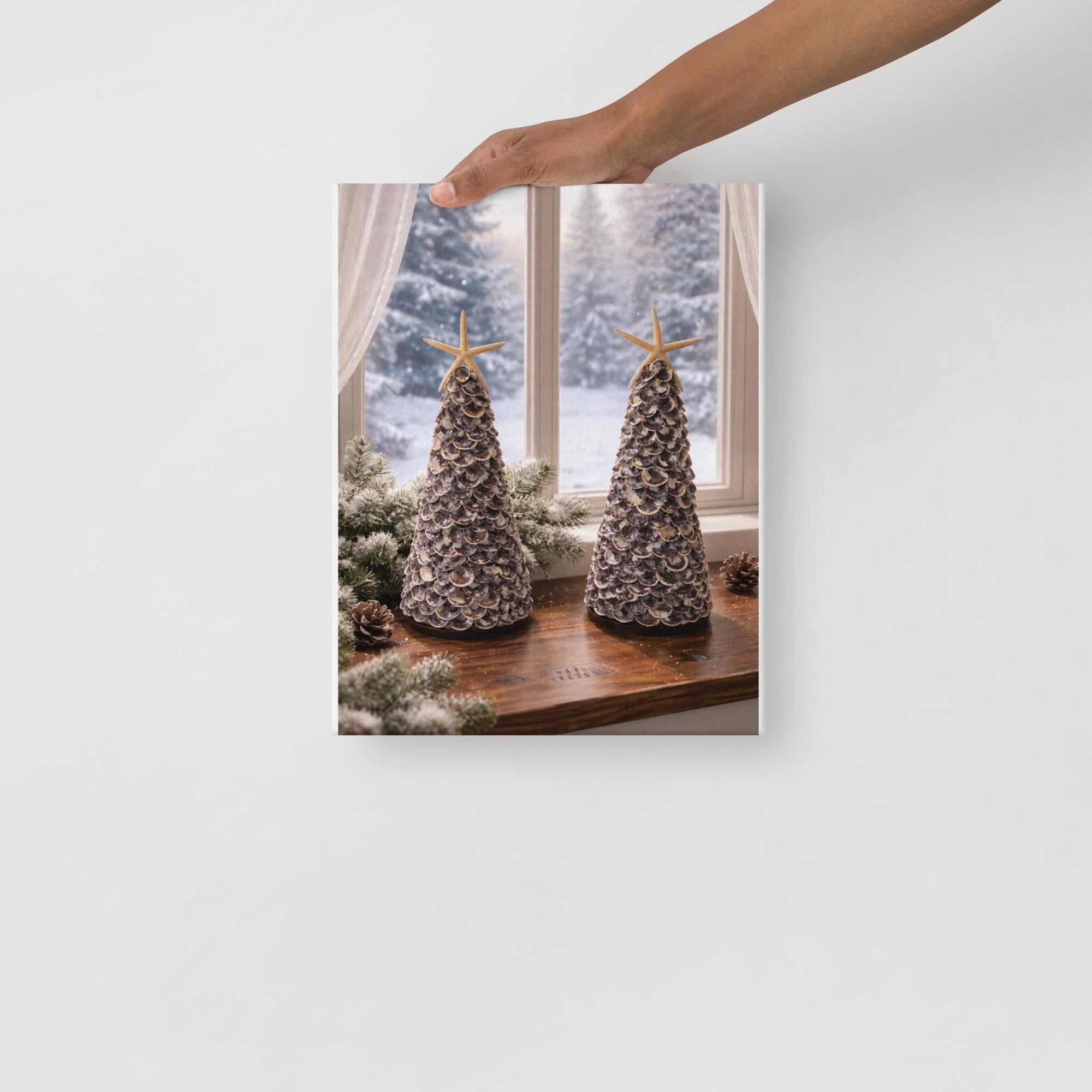 Beach Vibe, Seashell Tree Wall Art | Lighted Coastal  Decor | Nautical  Print,