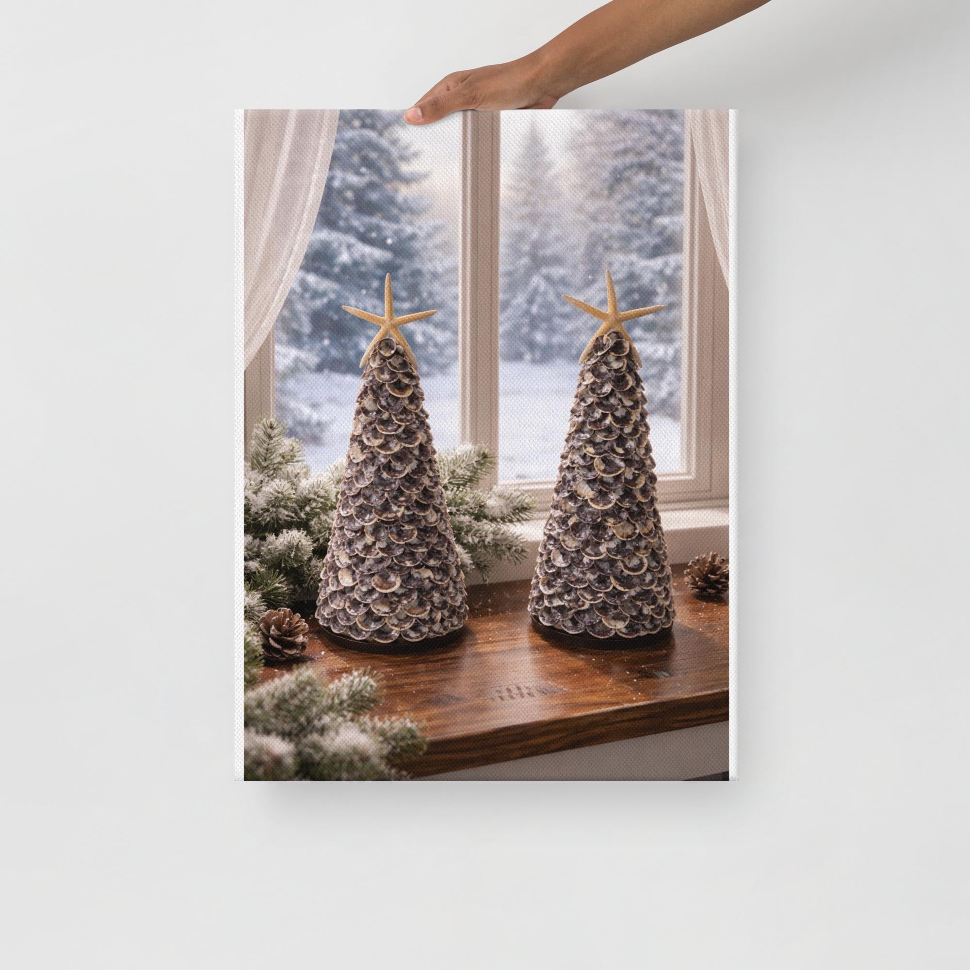 Beach Vibe, Seashell Tree Wall Art | Lighted Coastal  Decor | Nautical  Print,