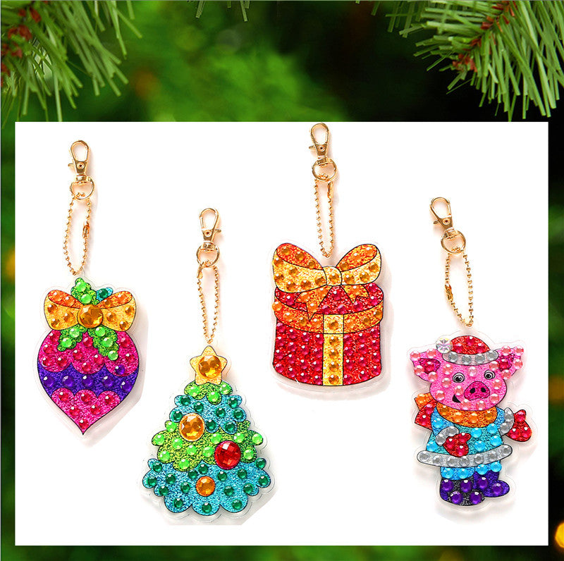 2024 DIY Diamond Painting Keychain - Underwater Animals