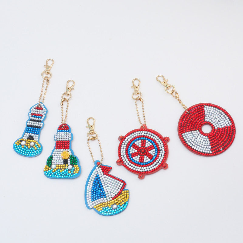 2024 DIY Diamond Painting Keychain - Underwater Animals