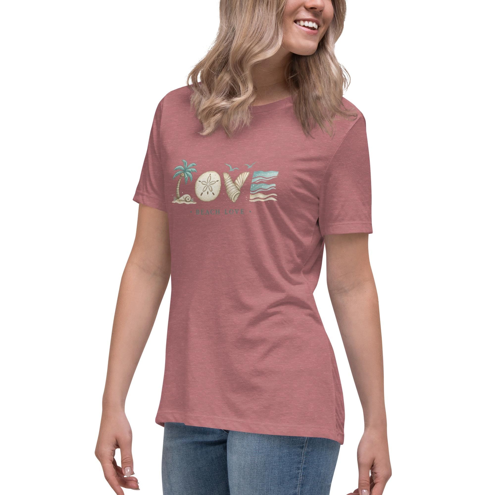 Beach Love |  Ocean Lover Graphic Tee | Florida Shirt | Coastal Lifestyle Gift