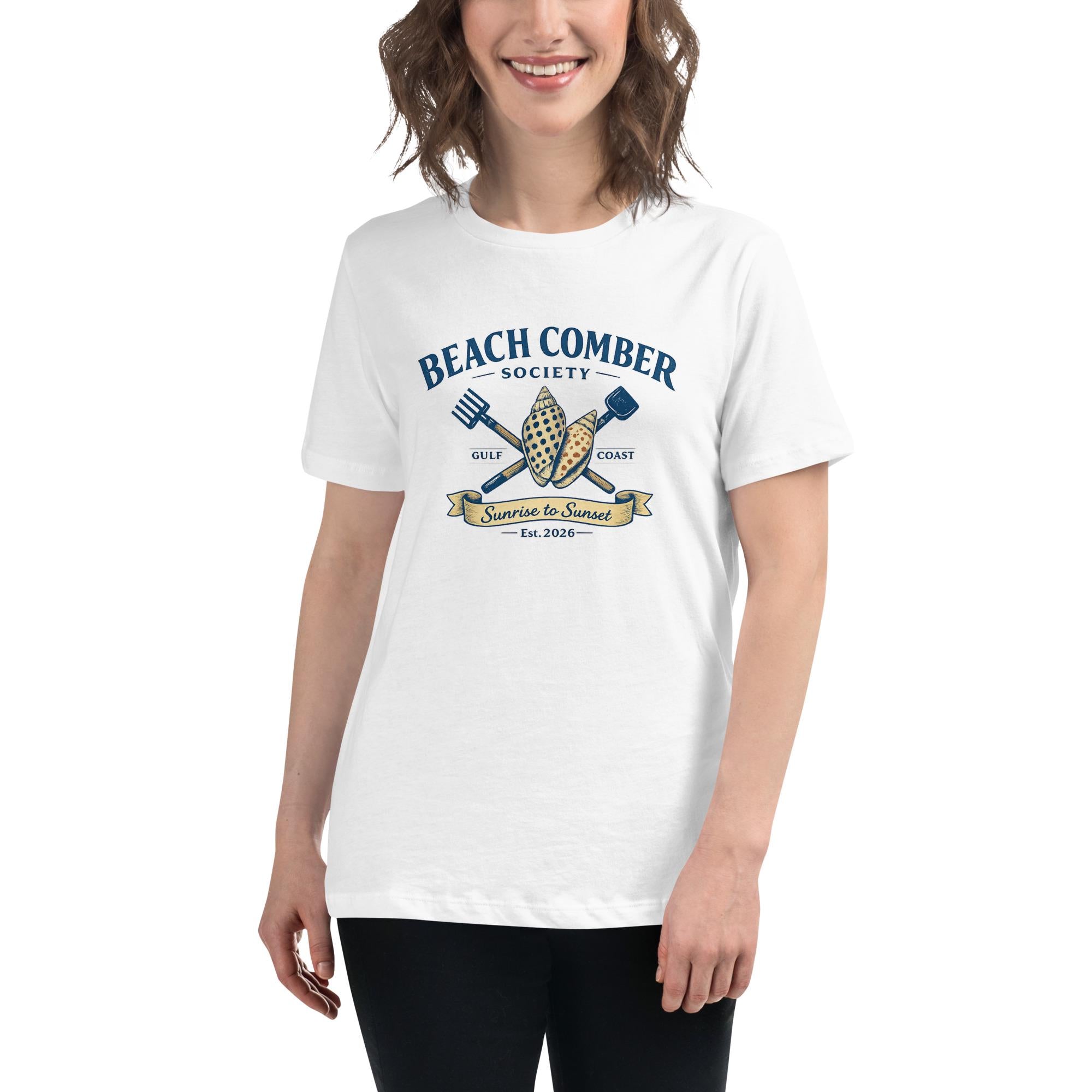Beach Comber Society Shirt |  Sanibel Shelling Gift | Gulf Coastal Lifestyle Tee