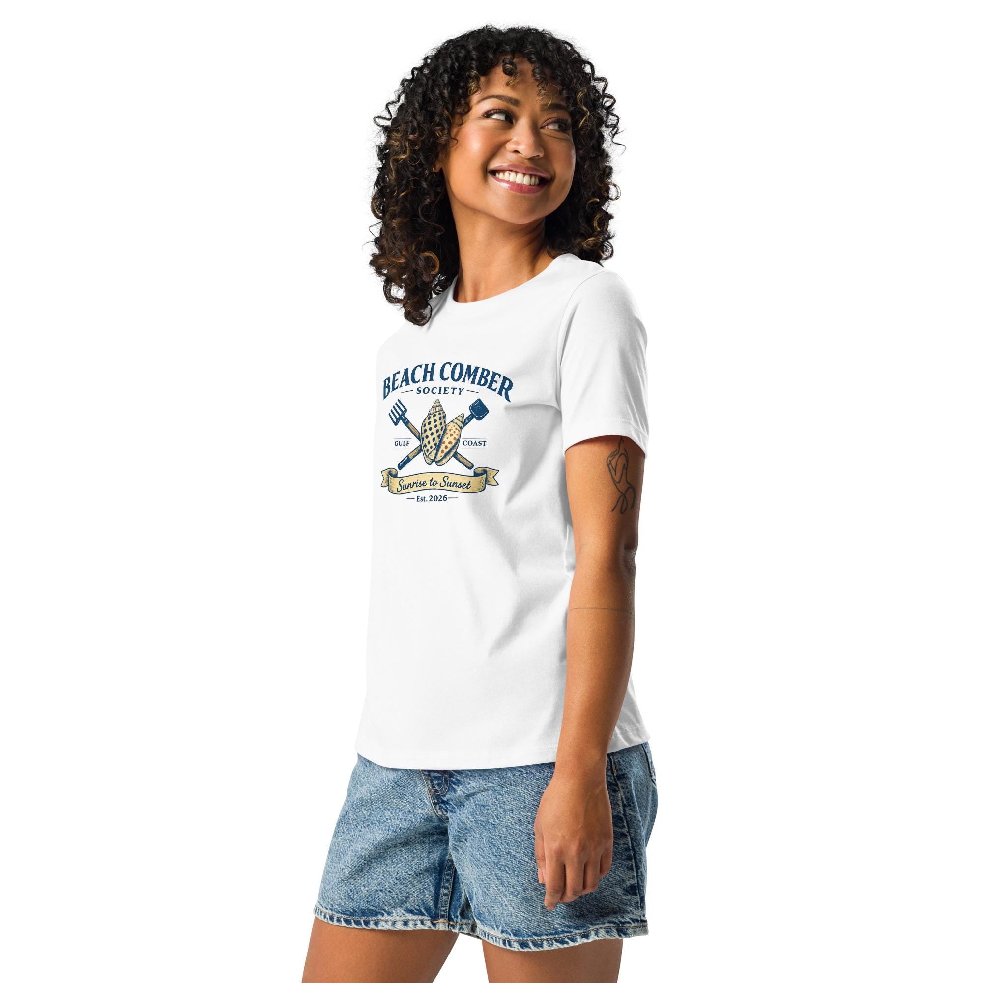 Beach Comber Society Shirt |  Sanibel Shelling Gift | Gulf Coastal Lifestyle Tee